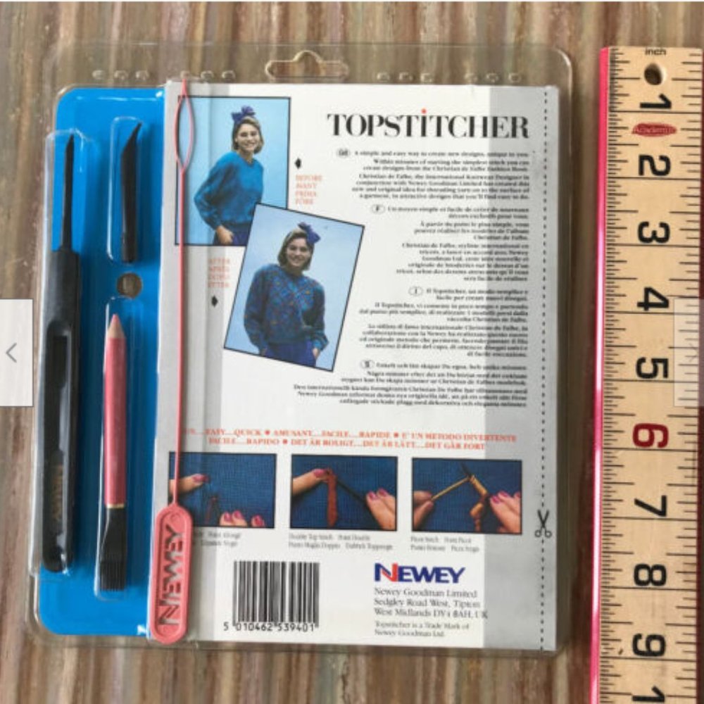 Christian de Falbe Topstitcher Adorning Needle by Newey Knitwear Embroidery